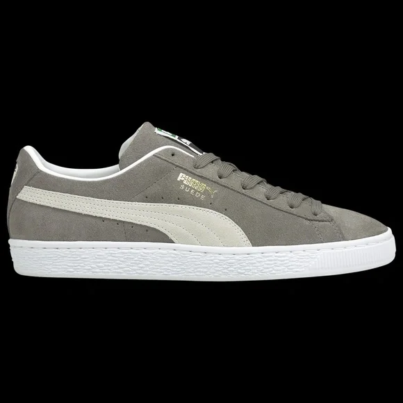 Men's PUMA Suede Classic | Size: 8 | Color: Grey / White - Picture 12 of 12